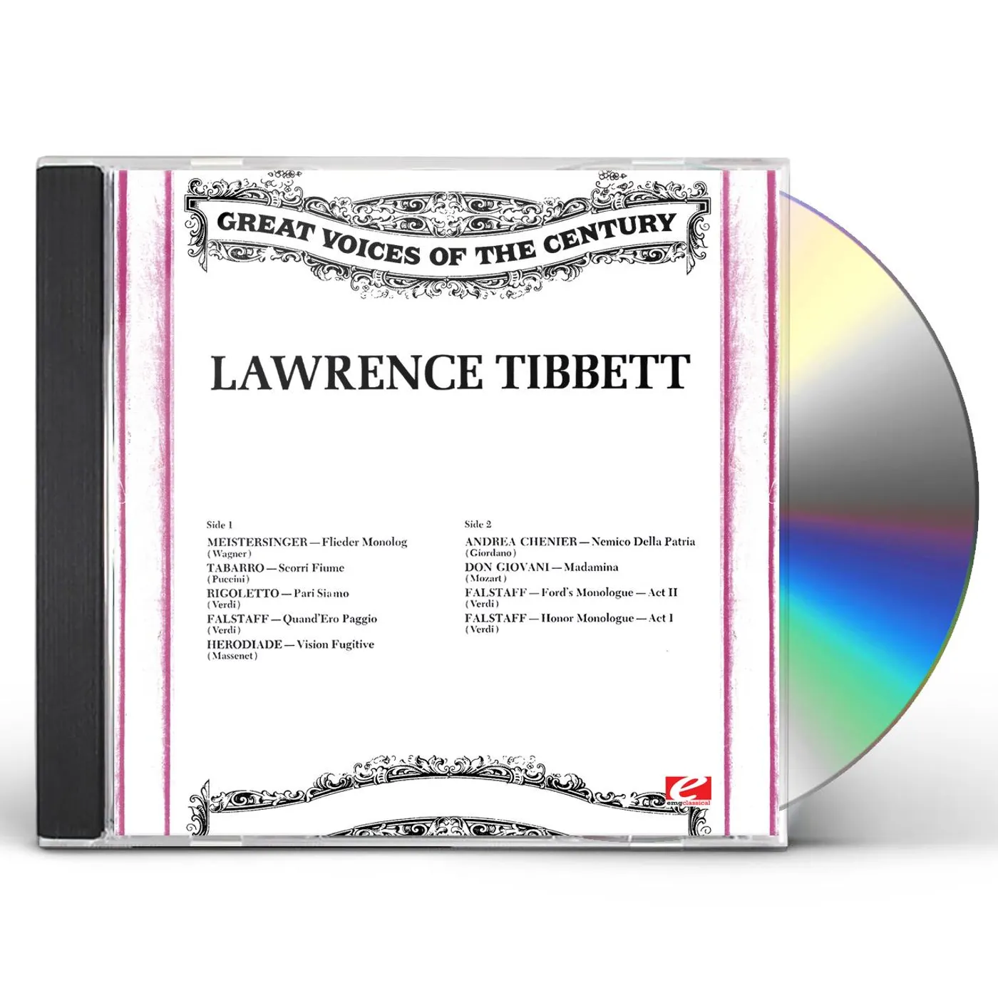 GREAT VOICES OF THE CENTURY: LAWRENCE TIBBETT CD