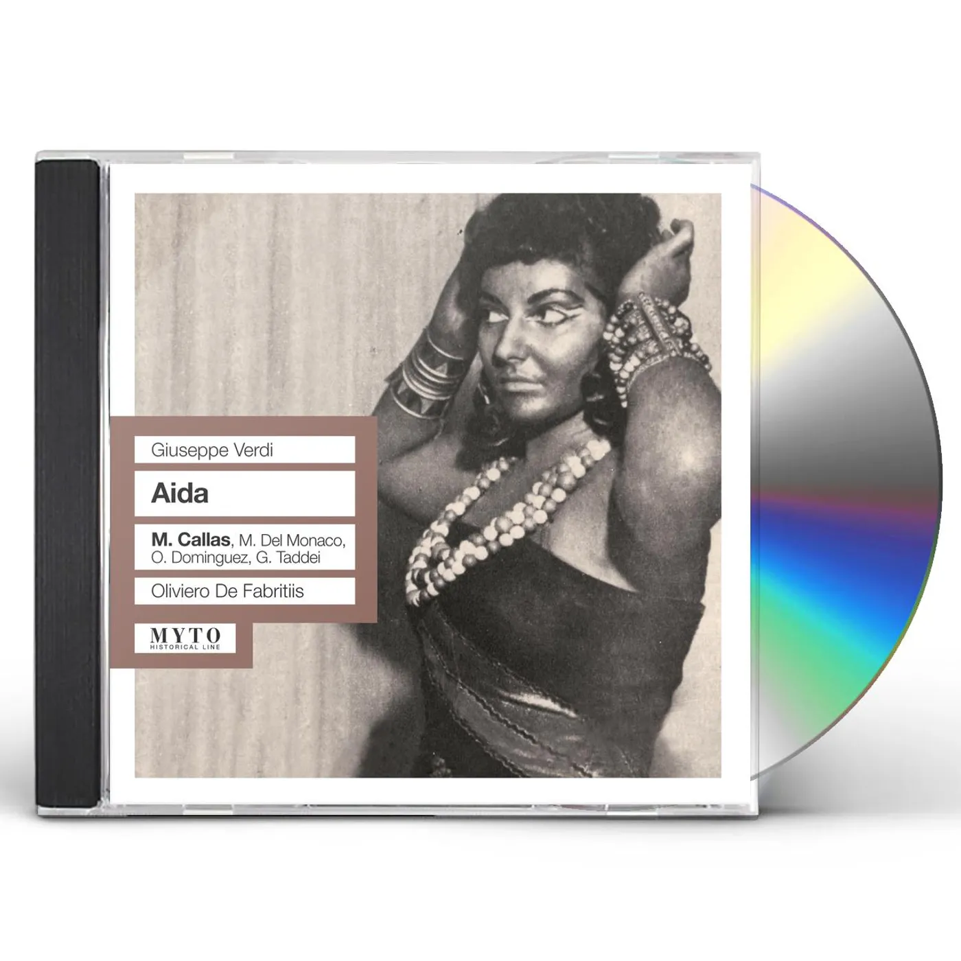 Giuseppe Verdi AIDA: CALLAS-DEL MONACO-DOMING CD