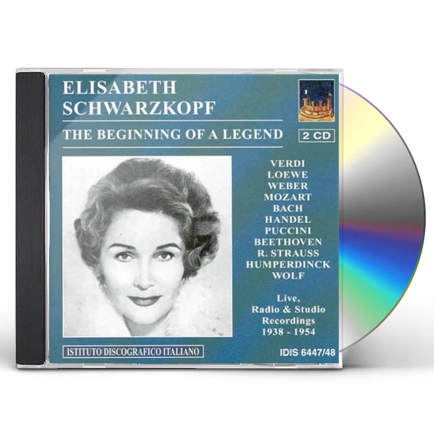 Elisabeth Schwarzkopf BEGINNING OF A LEGEND CD