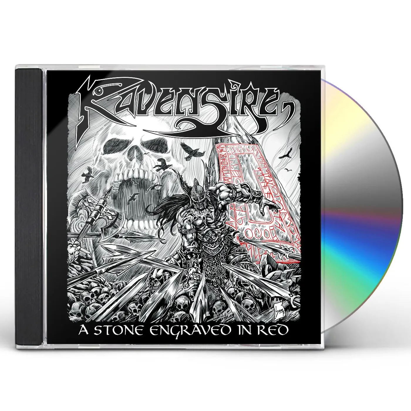 Ravensire STONE ENGRAVED IN RED CD