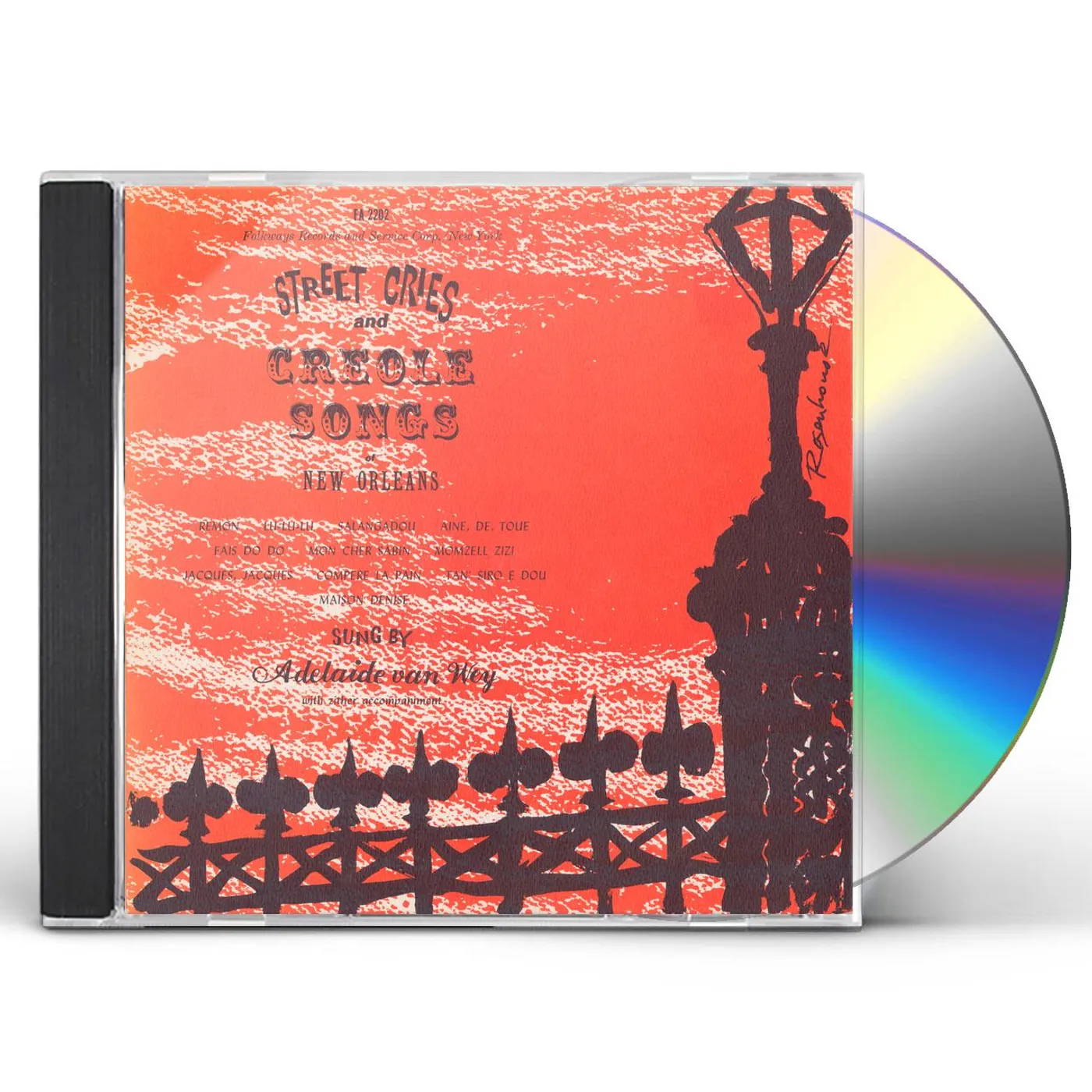 Adelaide Van Wey STREET CRIES AND CREOLE SONGS OF NEW ORLEANS CD