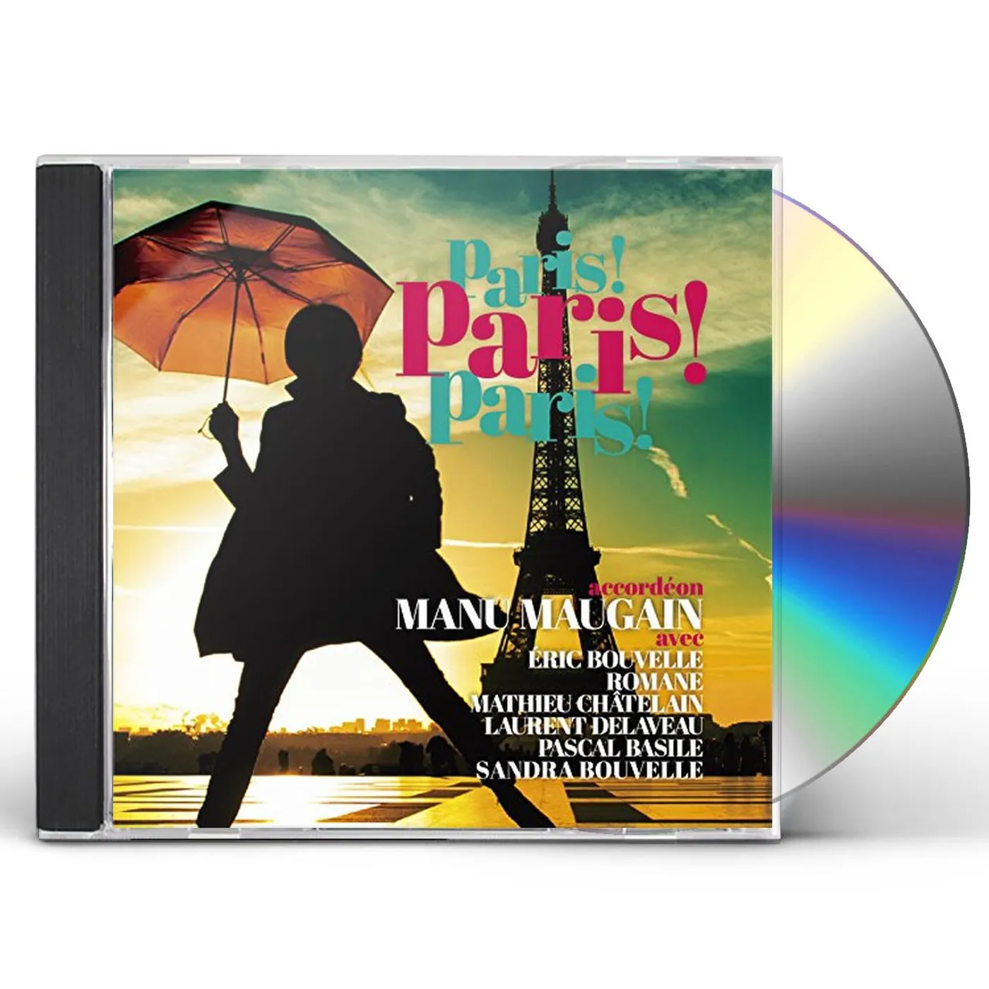 Manu Maugain FRENCH CAFE MUSIC: PARIS PARIS PARIS CD