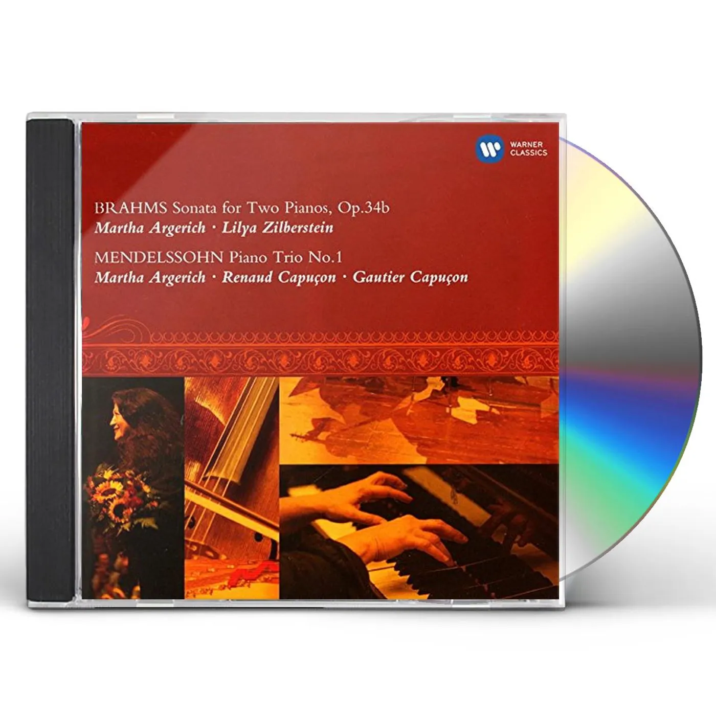 Martha Argerich BRAHMAS: SONATA FOR 2 PIANOS ETC. CD