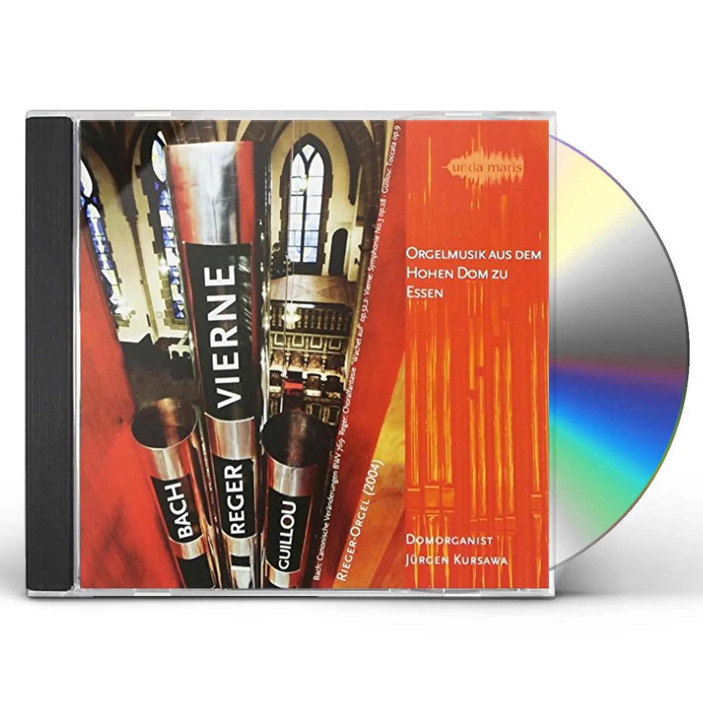 Max Reger ORGAN MUSIC: HOHEN DOM ZU ESSEN CD