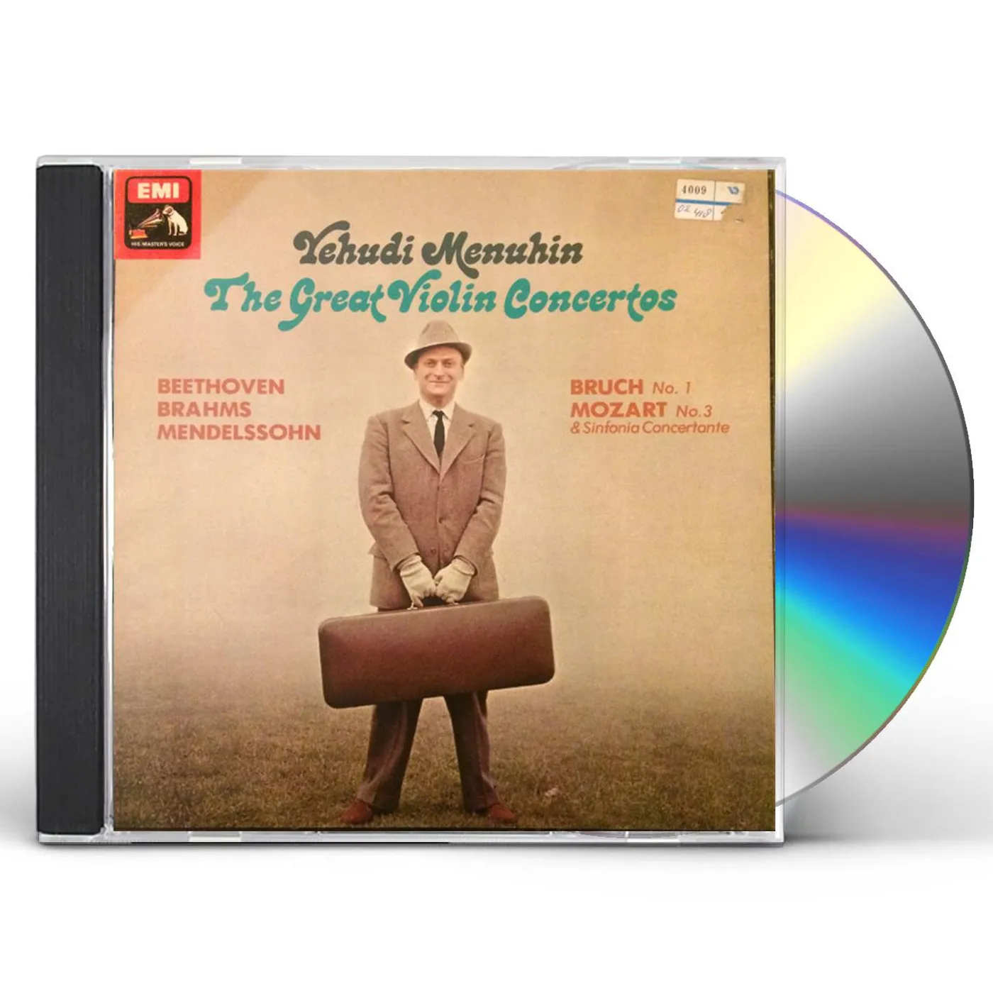 Yehudi Menuhin VIOLIN CONCERTOS CD