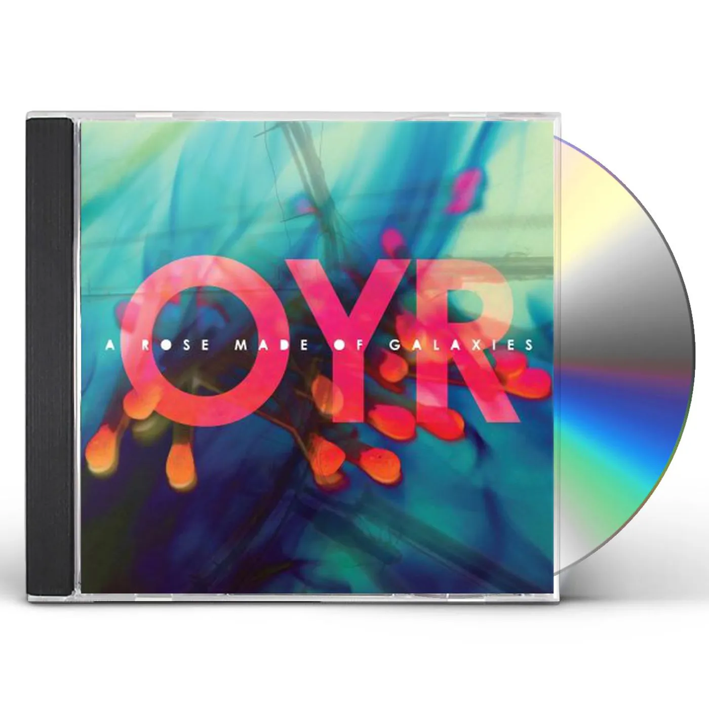 Orange Yellow Red ROSE MADE OF GALAXIES CD