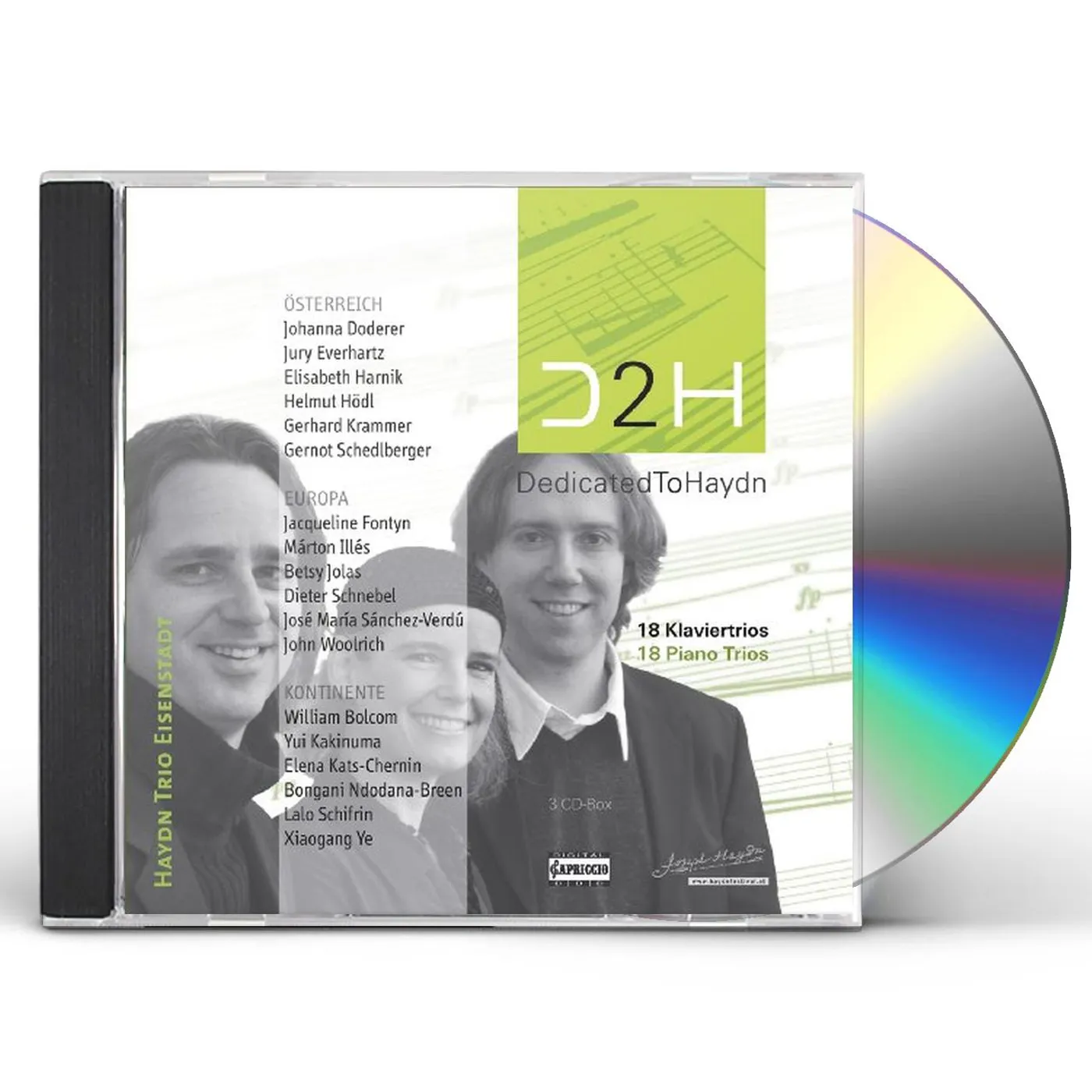 Haydn Trio Eisenstadt DEDICATED TO HAYDN: 18 PIANO TRIOS CD