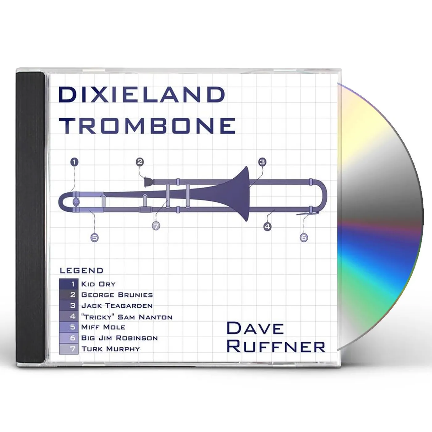 Dave Ruffner DIXIELAND TROMBONE CD