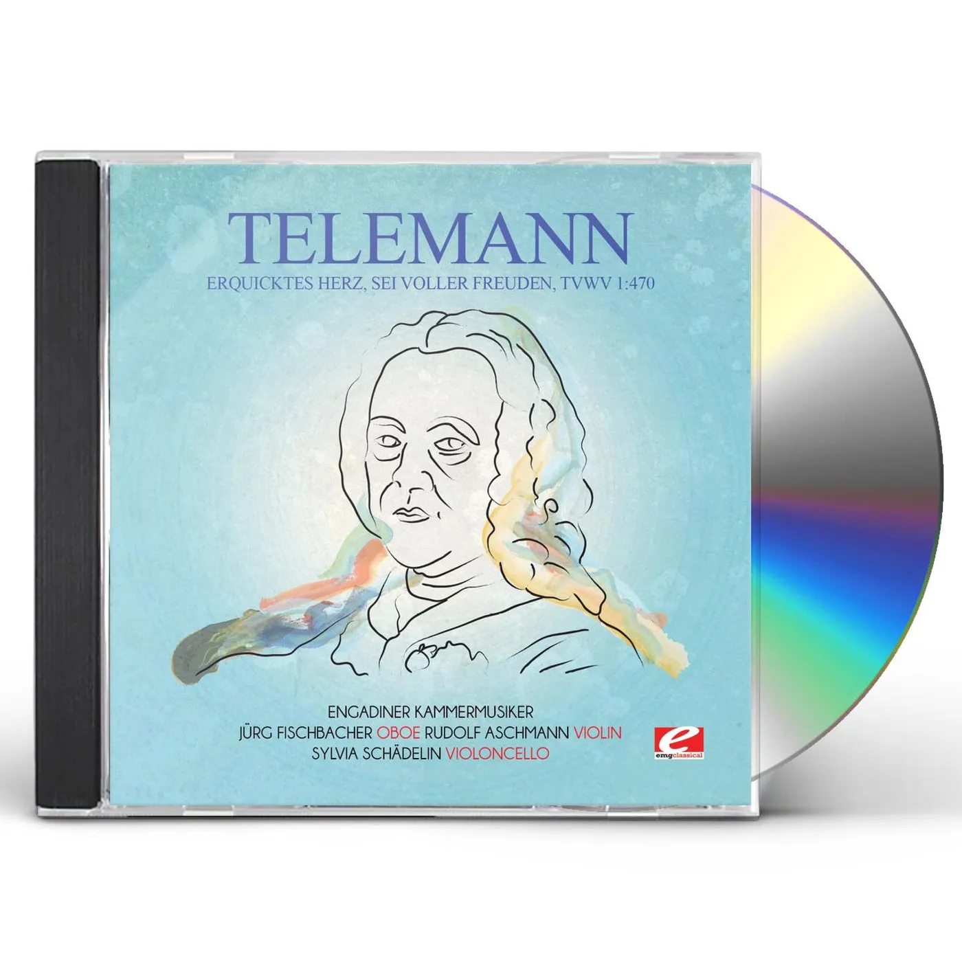 Telemann ERQUICKTES HERZ SEI VOLLER FREUDEN TVWV 1:470 CD