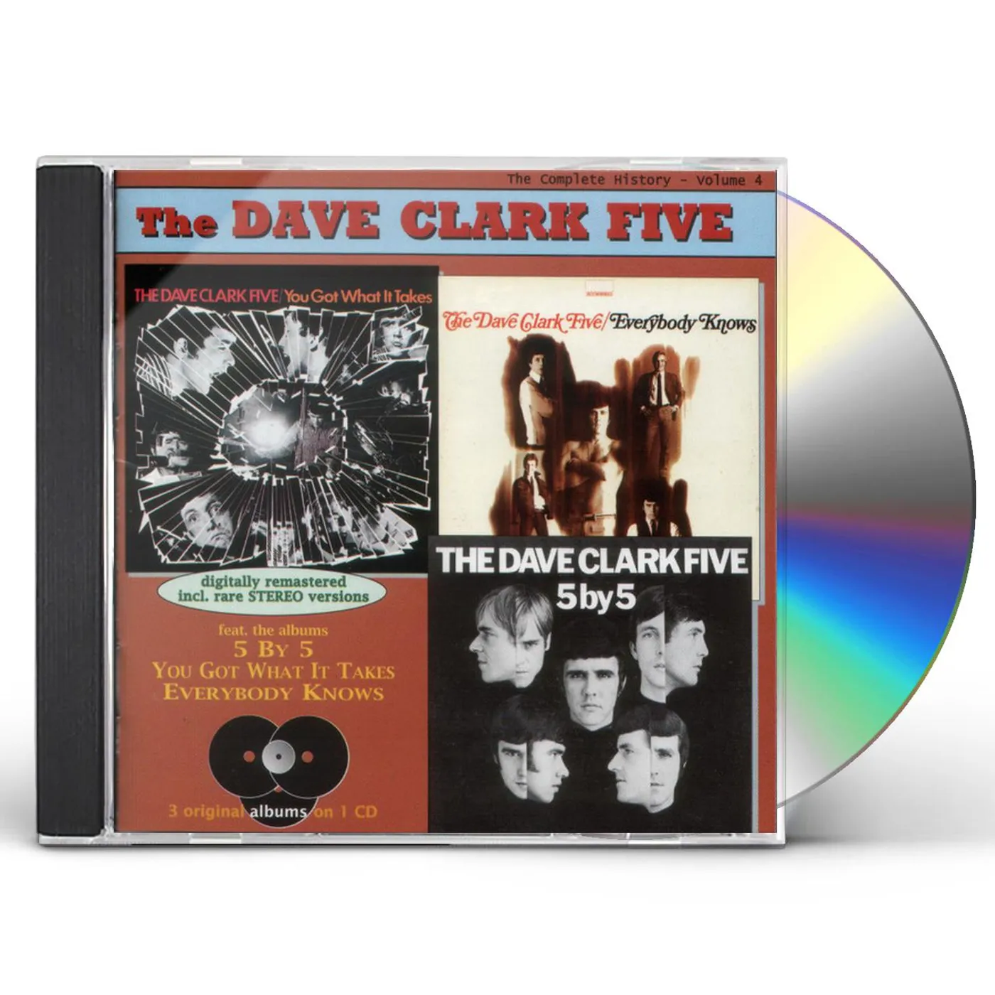 The Dave Clark Five VOLUME 4: 5X5 / GOT WHAT / KNOWS CD