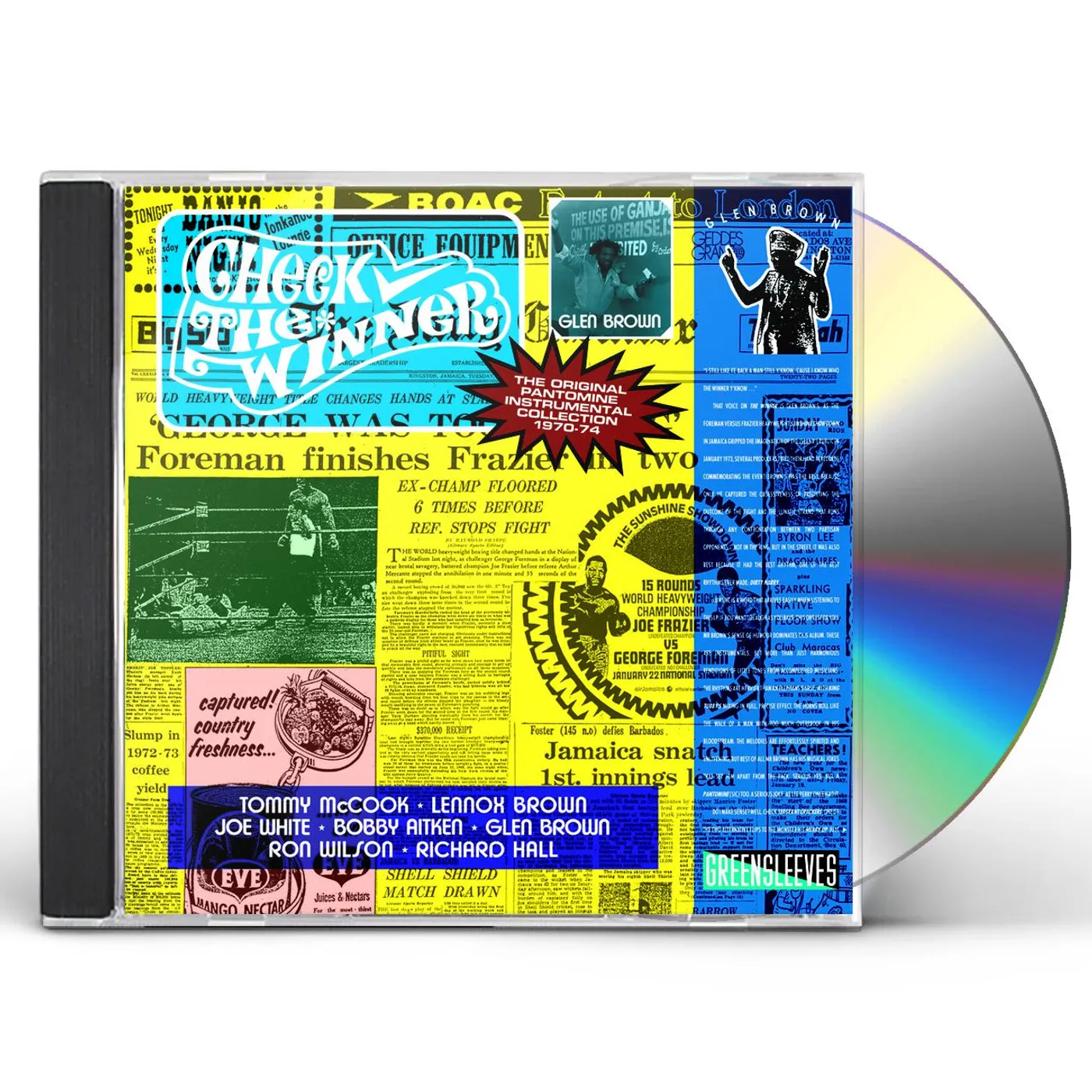 Glen Brown CHECK THE WINNER CD