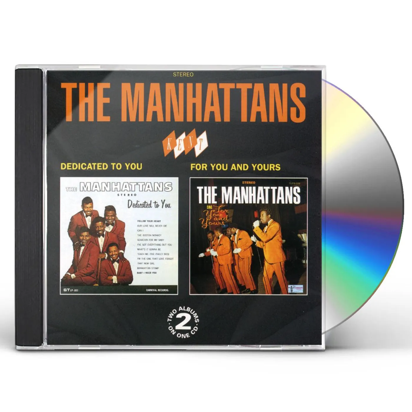 The Manhattans DEDICATED TO YOU / FOR YOU & YOURS CD