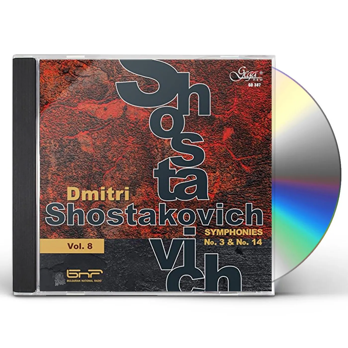Bulgarian National Radio Symphony Orchestra DMITRI SHOSTAKOVICH, VOL. 8 - SYMPHONY NOS. 3 & 14 CD