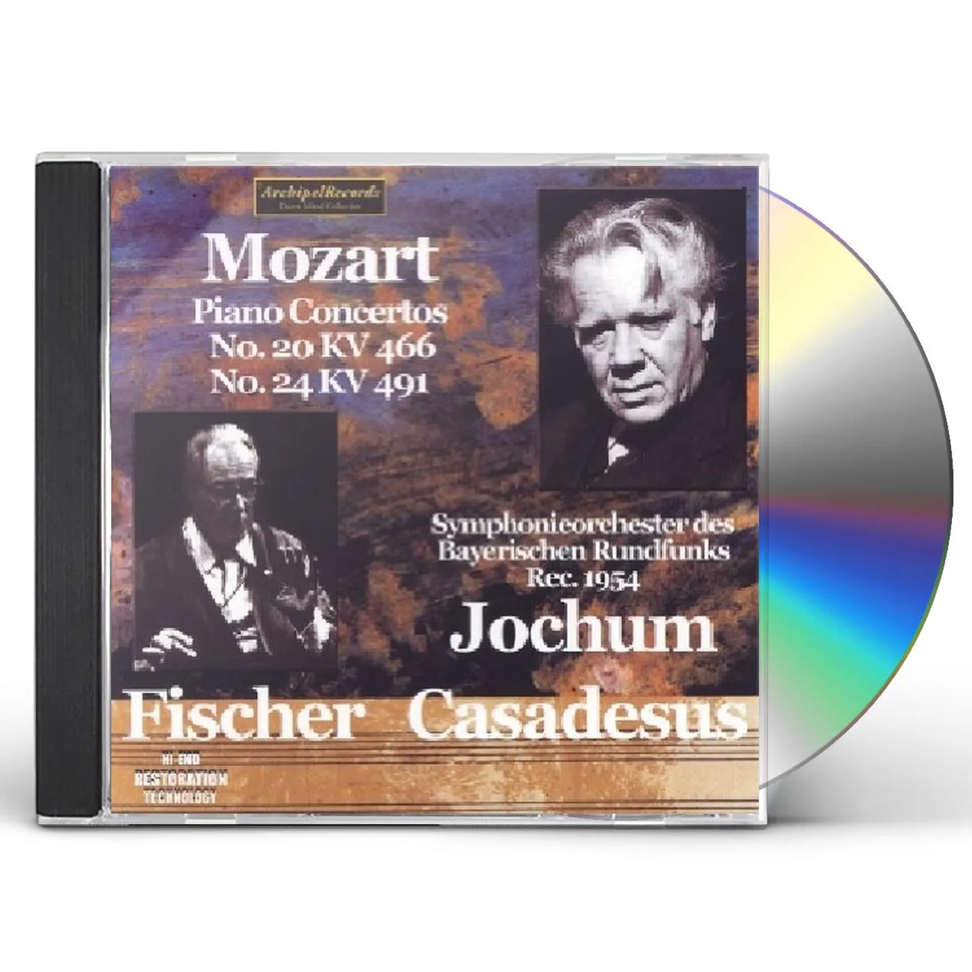Wolfgang Amadeus Mozart KLAVIERKONZERTE 20 & 24 CD
