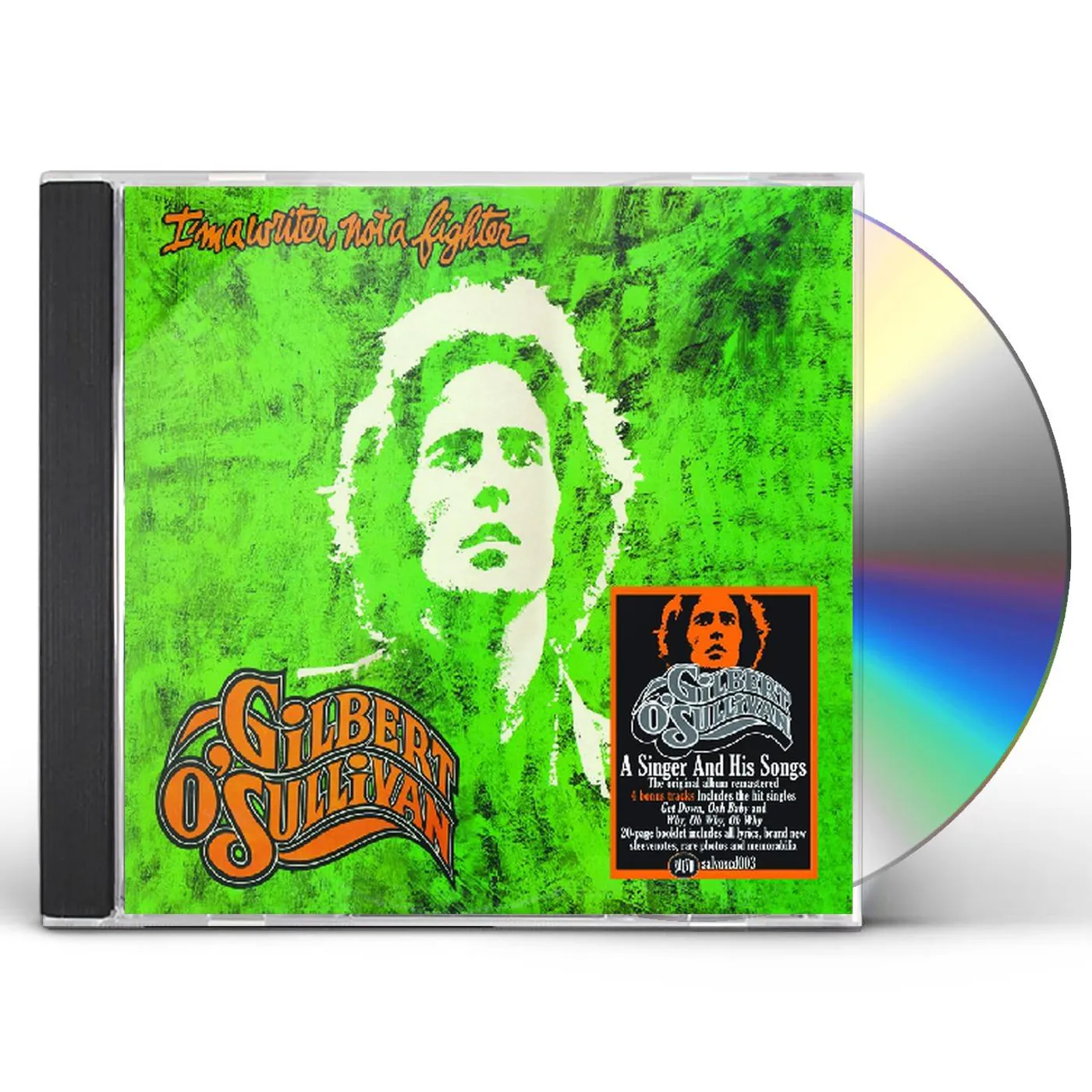 Gilbert O'Sullivan I'M A WRITER NOT A FIGHTER CD