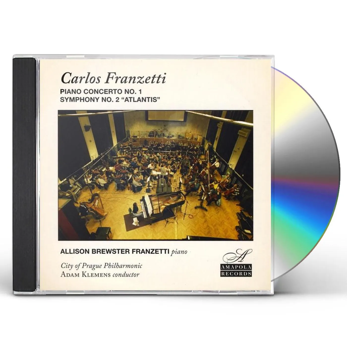 Carlos Franzetti PNO CON 1/SYM 2 ATLANTIS CD
