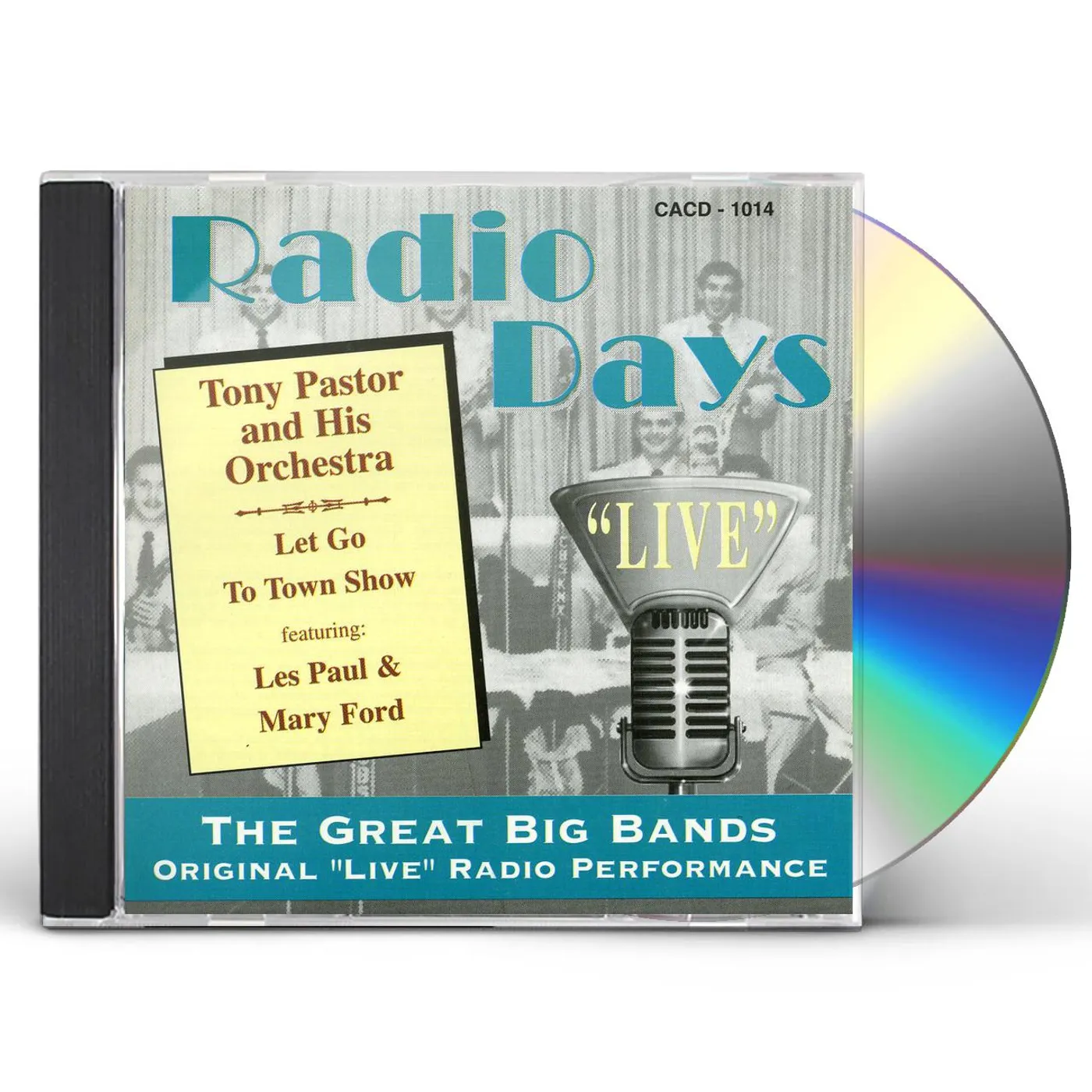Tony Pastor FEATURING LES PAUL & MARY FORD CD
