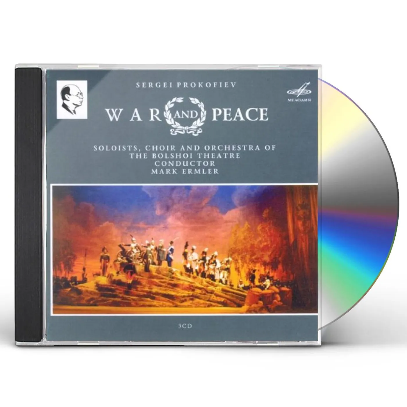 Prokofiev WAR & PEACE OPERA AFTER LEV CD