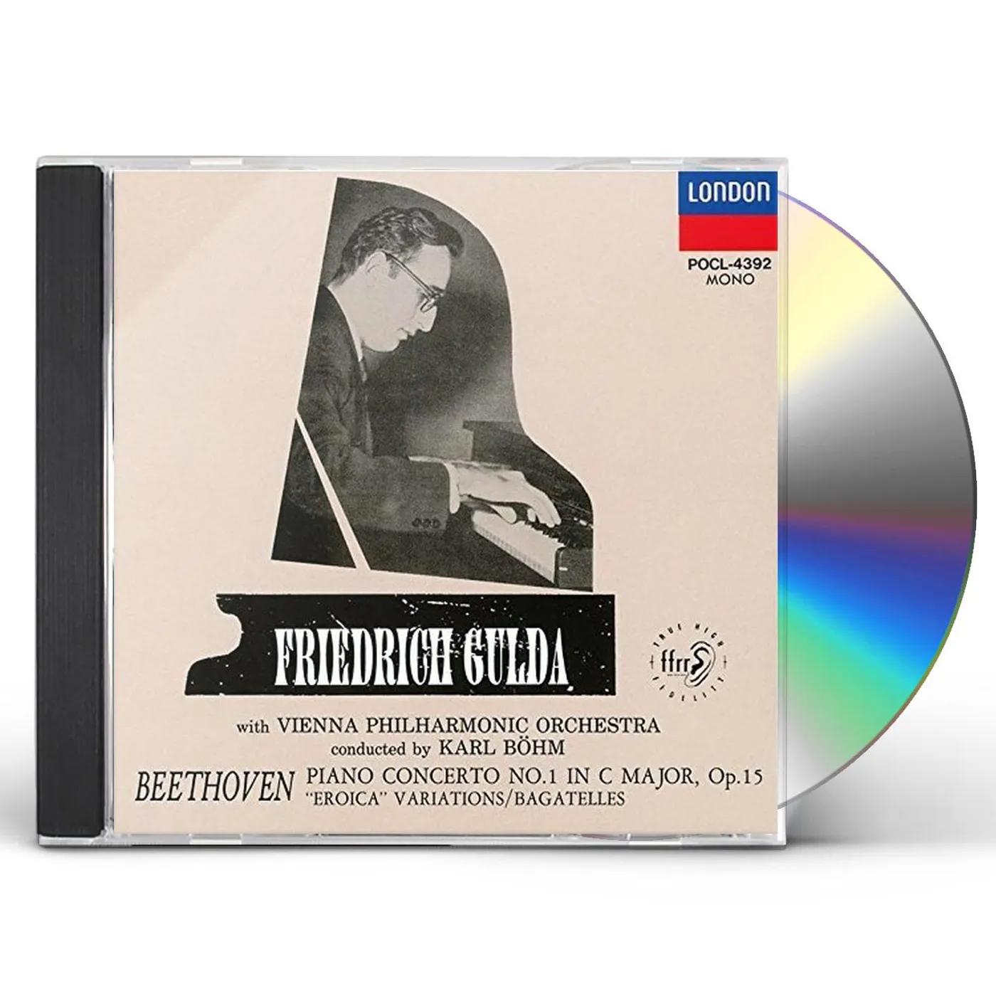 Friedrich Gulda BEETHOVEN: PIANO CONCERTO 1 CD