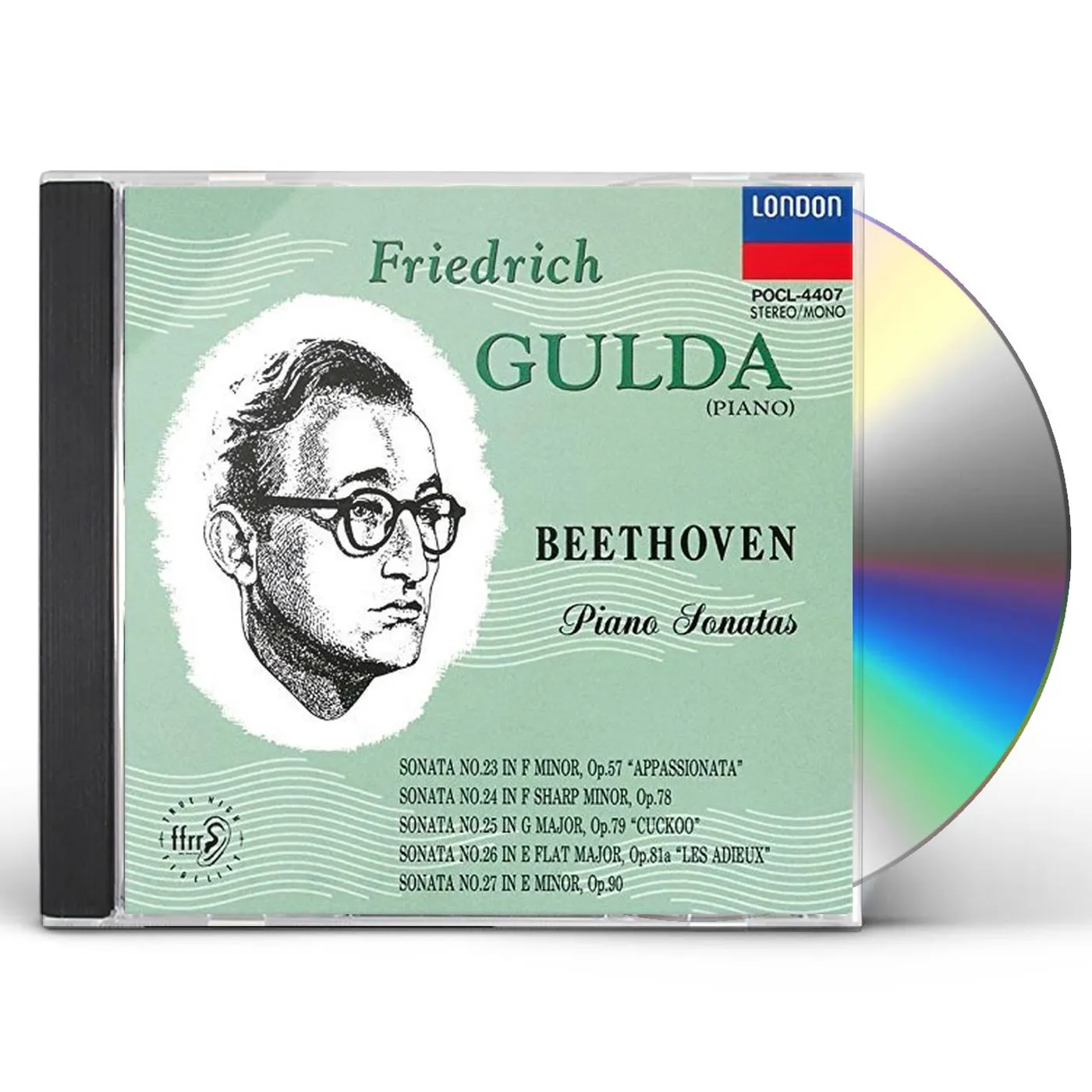 Friedrich Gulda BEETHOVEN: PIANO SONATAS 23 & 24 CD