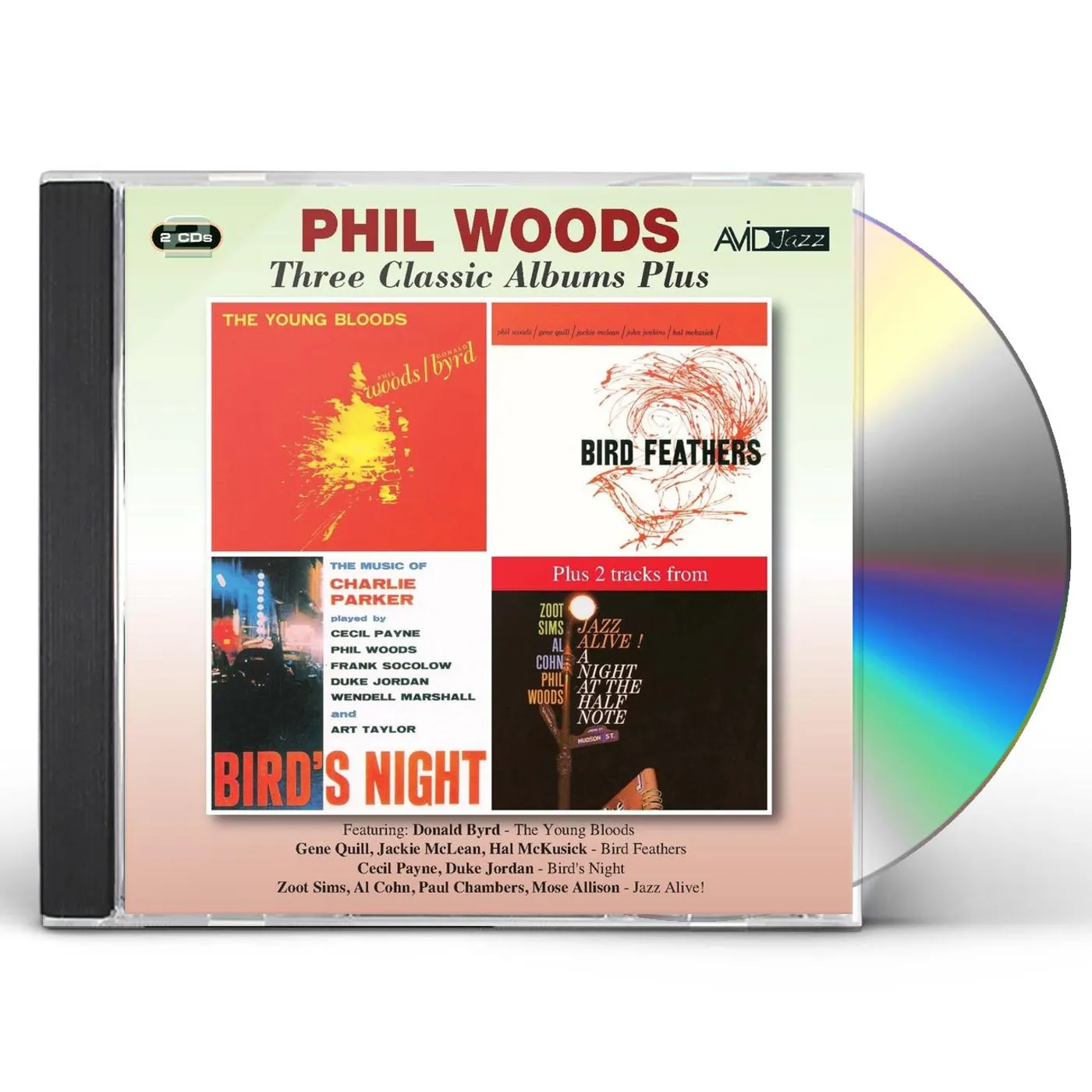 Phil Woods YOUNG BLOODS / BIRD FEATHERS CD