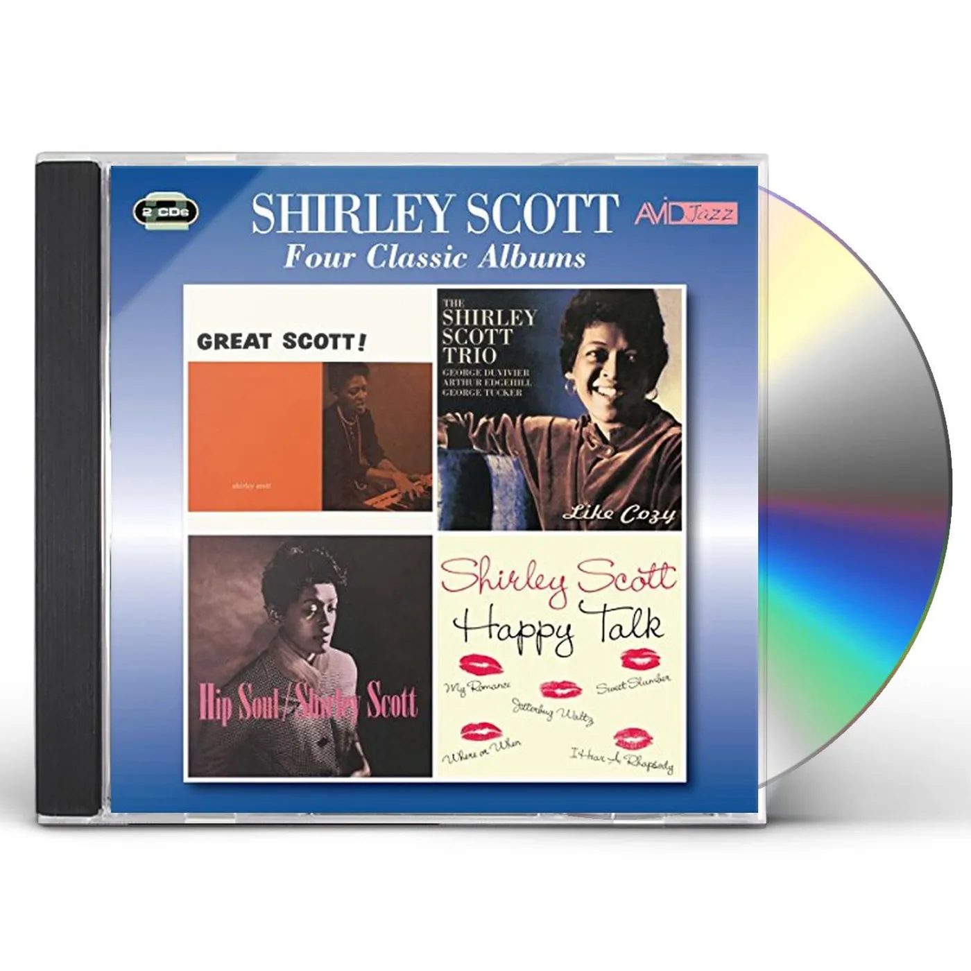 Shirley Scott GREAT SCOTT / LIKE COZY / HIP SOUL CD
