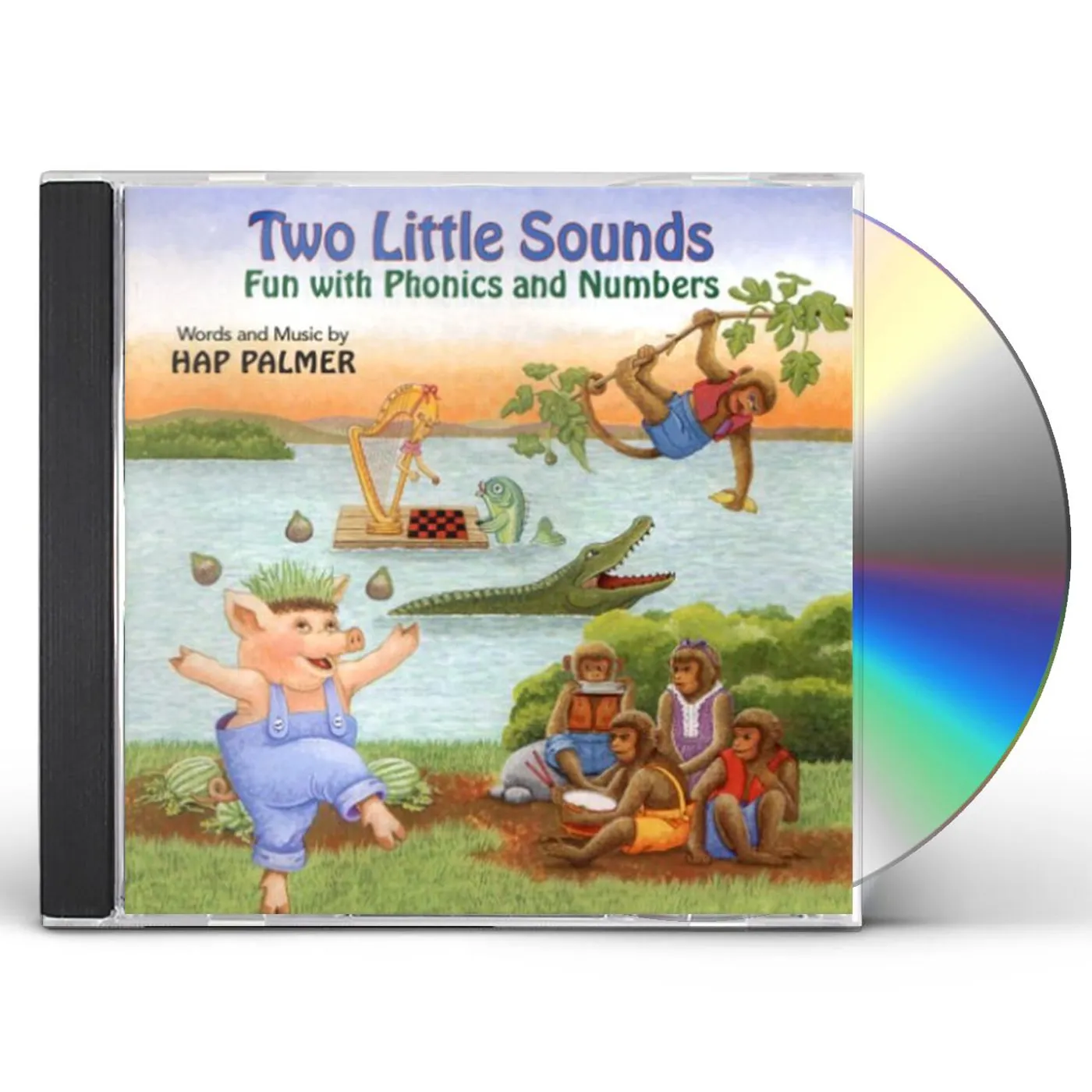 Hap Palmer TWO LITTLE SOUNDS: FUN WITH PHONICS AND NUMBERS CD