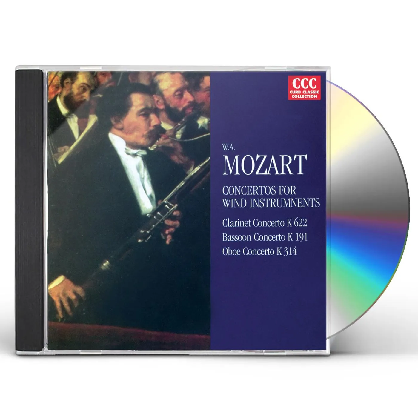 Wolfgang Amadeus Mozart CONCERTI FOR WIND INSTRUMENTS CD