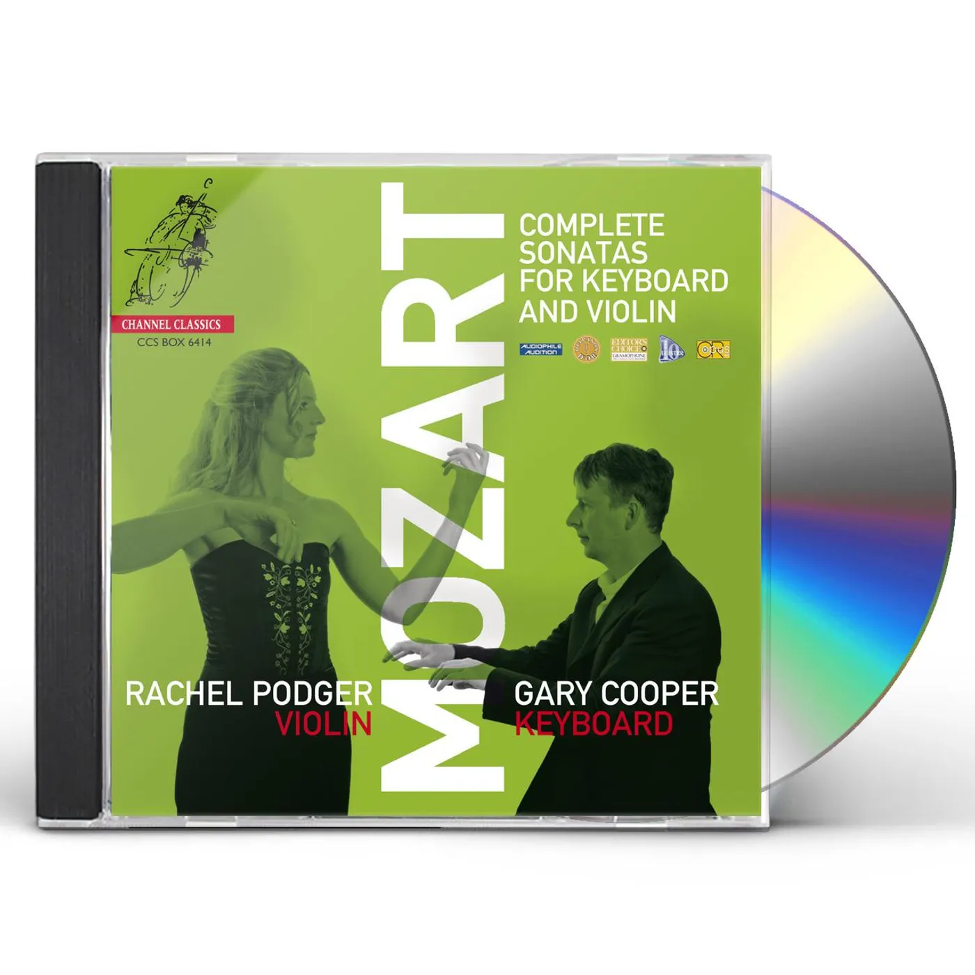 Mozart / Podger / Cooper COMPLETE SONATAS FOR KEYBOARD & VIOLIN CD