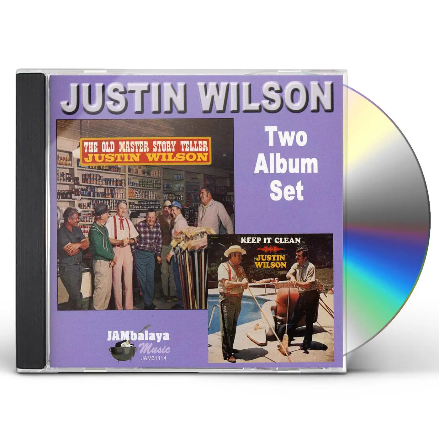 Justin Wilson OLD MASTER / KEEP IT CLEAN CD