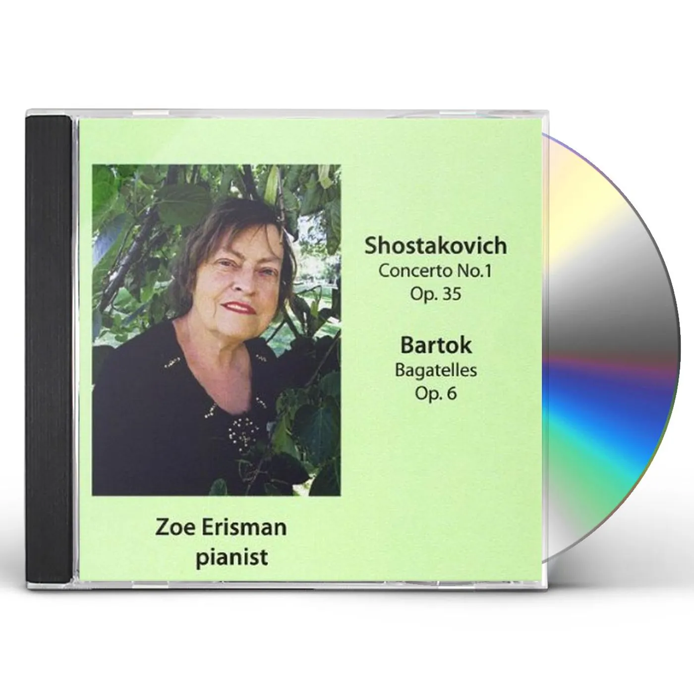 Zoe Erisman SHOSTAKOVICH CONCERTO BARTOK BAGATELLES CD
