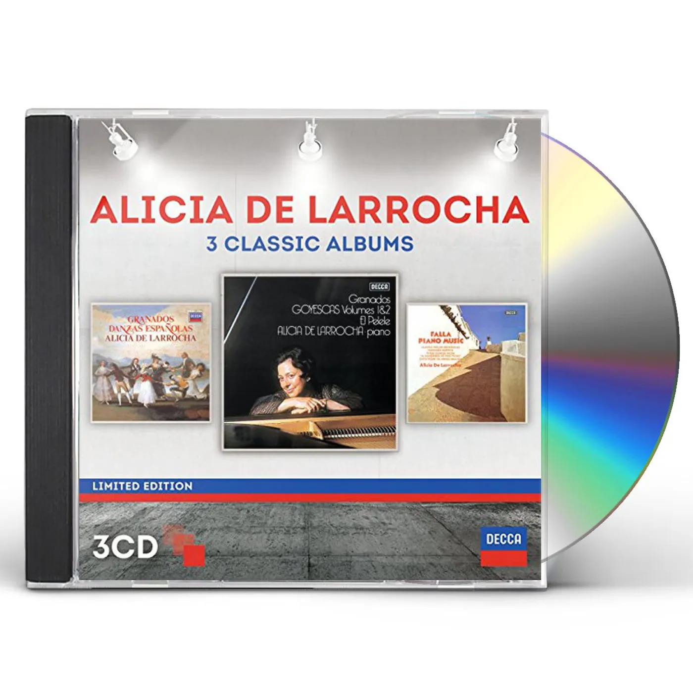 ALICIA DE LARROCHA: THREE CLASSIC ALBUMS CD