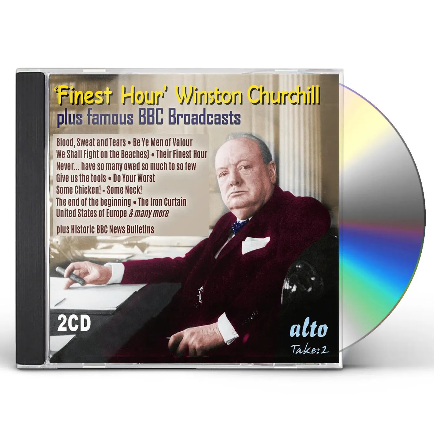 Winston Churchill / Bbc Bulletins FINEST HOUR WINSTON CHURCHILL'S GREATEST SPEECHES CD