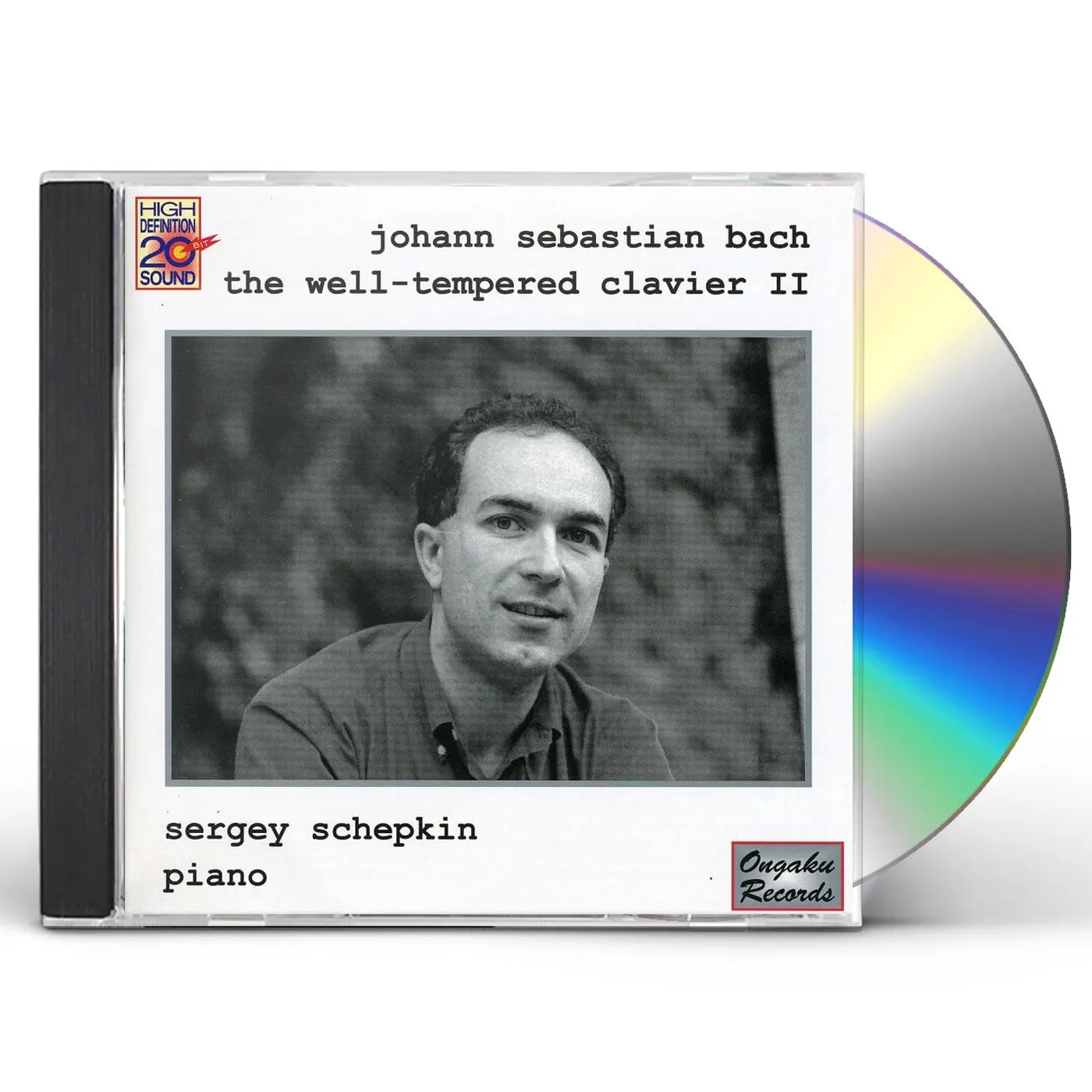 Sergey Schepkin J.S. BACH: WELL-TEMPERED CLAVIER II CD