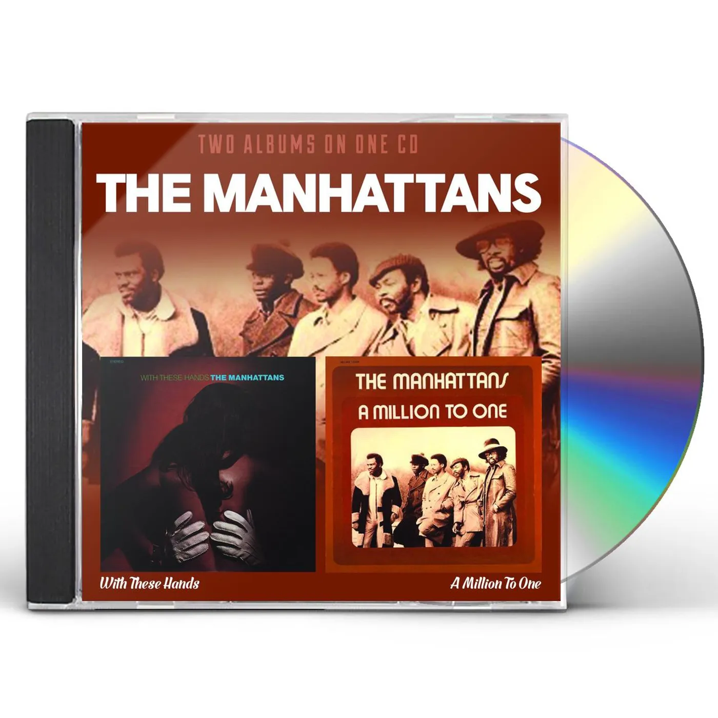 The Manhattans WITH THESE HANDS / A MILLION TO ONE (2 CD DELUXE) CD