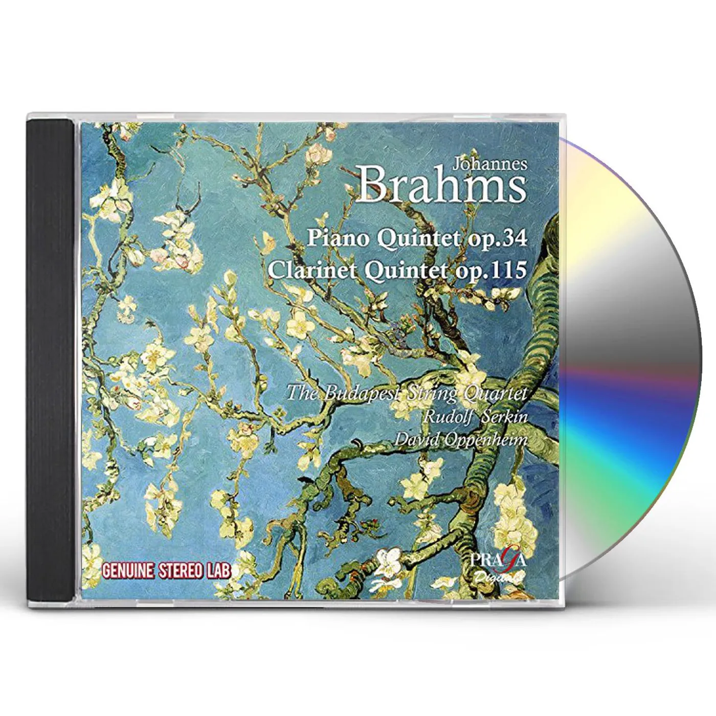 Budapest String Quartet BRAHMS: CLARINET QUINTET & PIANO QUINTET CD