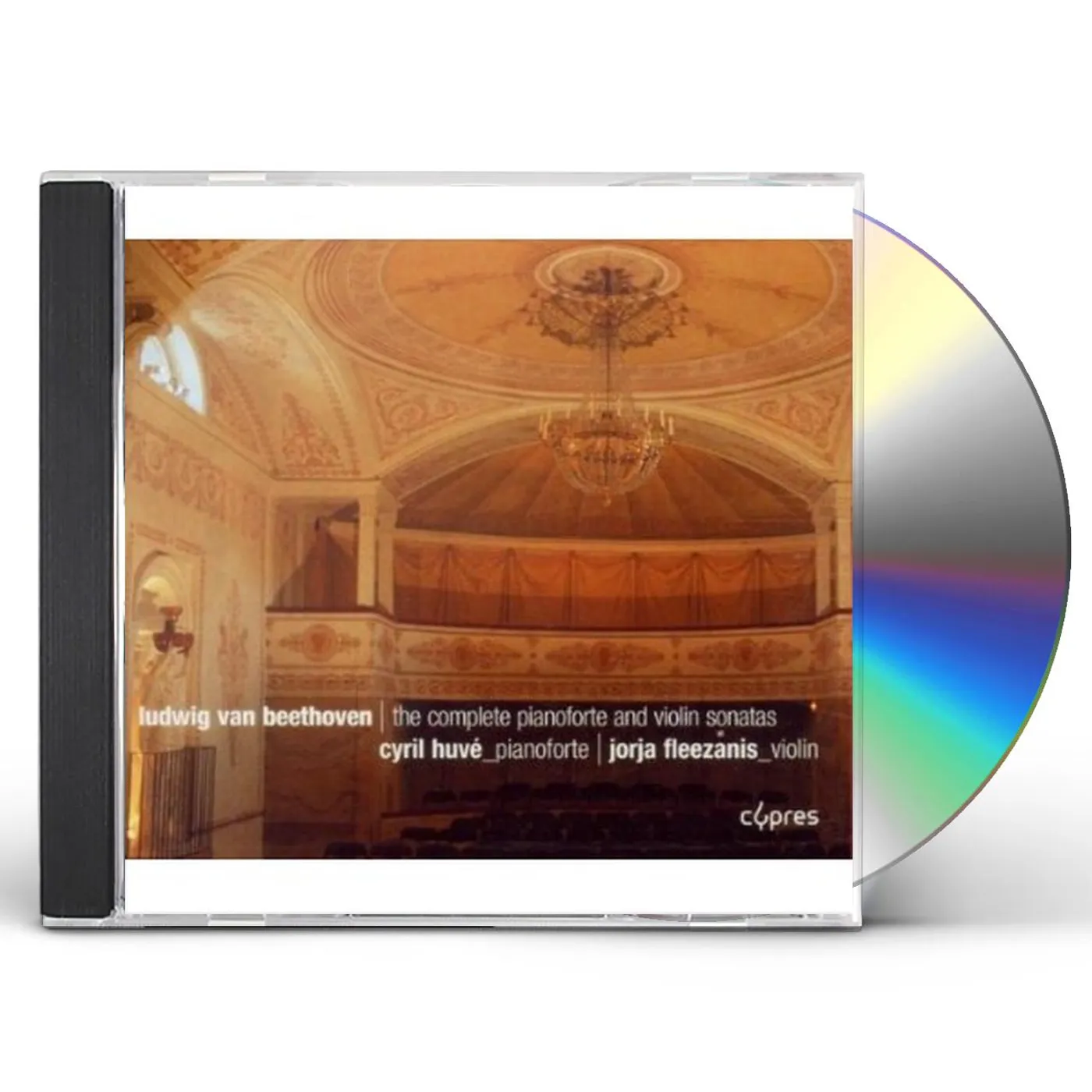 Various Artists  BEETHOVEN THE TEN SONATAS FOR VIOLIN AND PIANO. (JORJA FLEEZANIS VIOLIN AND CYRIL HUVE FORTE CD