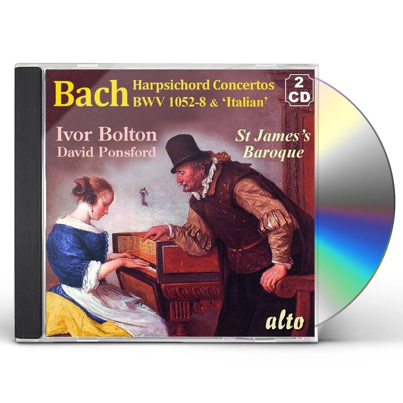 Ivor Bolton / St. James Baroque Players J.S. BACH CONCERTOS FOR HARPSICHORD & STRINGS; BWV CD