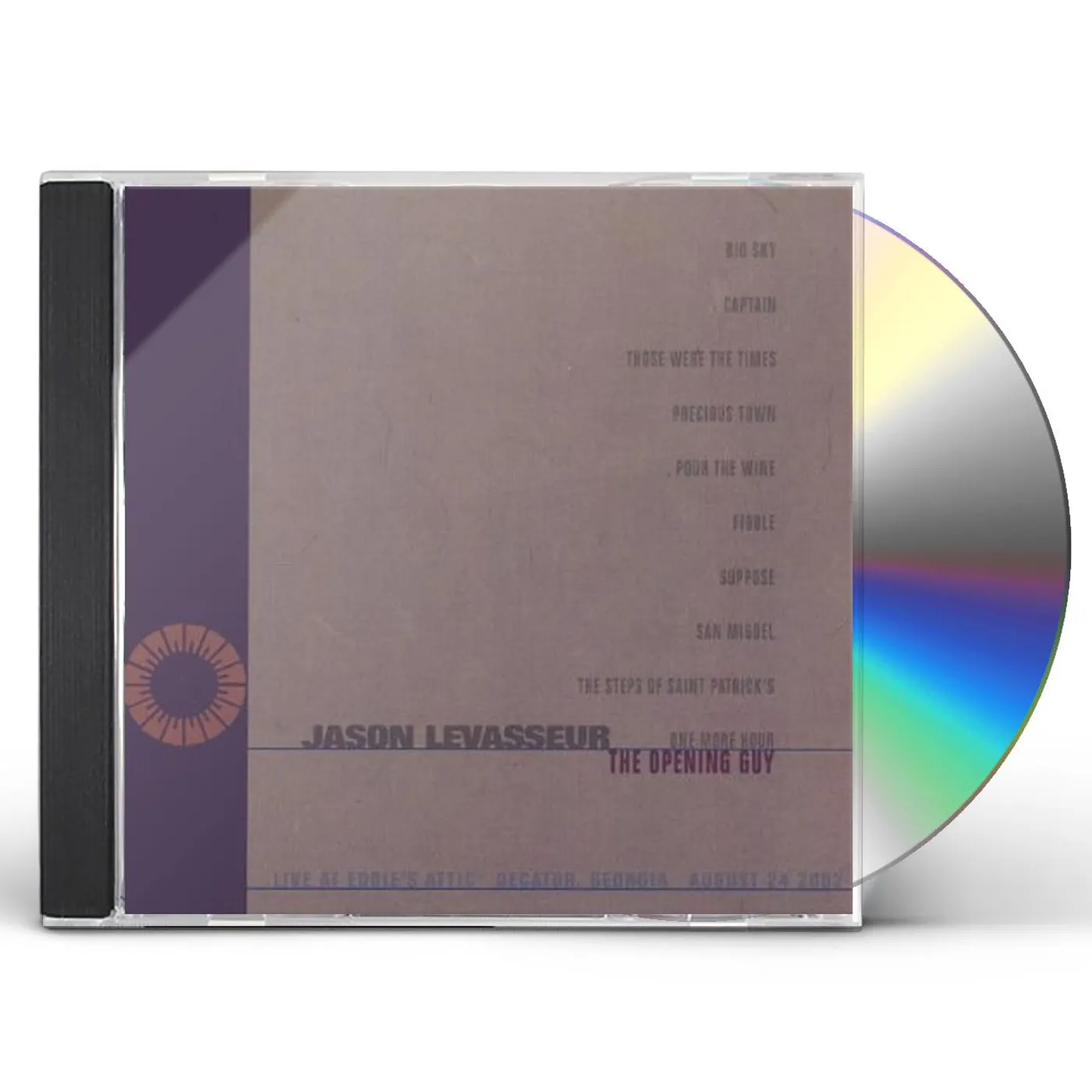 Jason LeVasseur OPENING GUY-LIVE AT EDDIES ATTIC CD