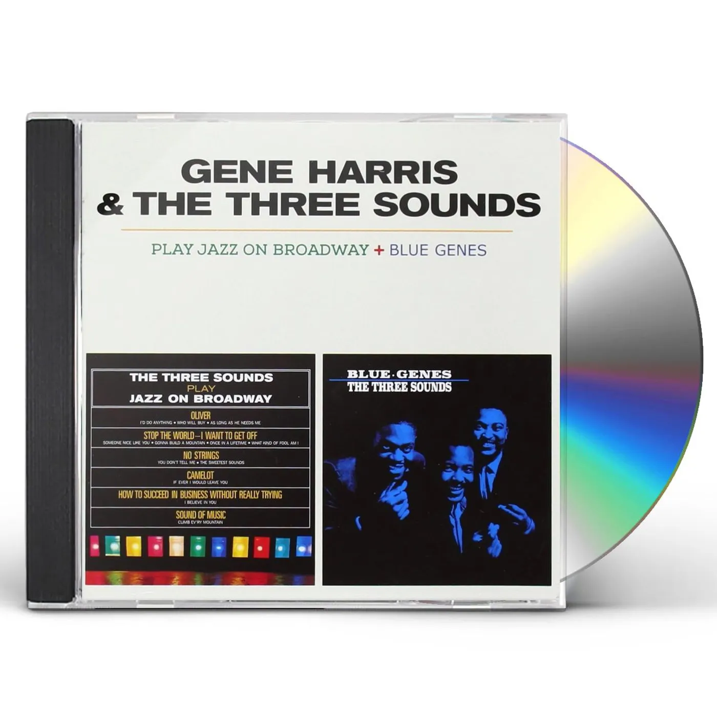 Gene Harris / The Three Sounds PLAY JAZZ ON BROADWAY + BLUE GENES CD