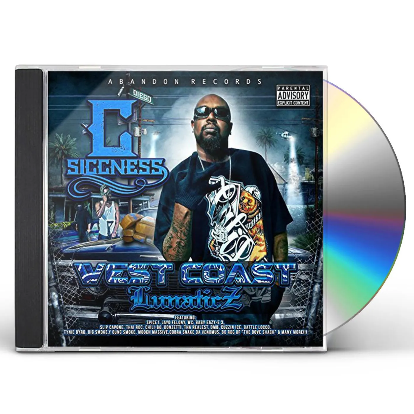 C-Siccness WEST COAST LUNATICZ CD