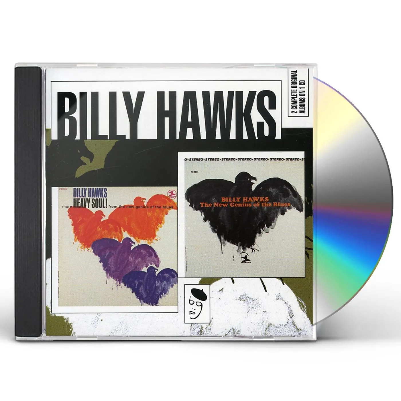 Billy Hawks NEW GENIUS OF BLUES/MORE HEAVY SOUL CD