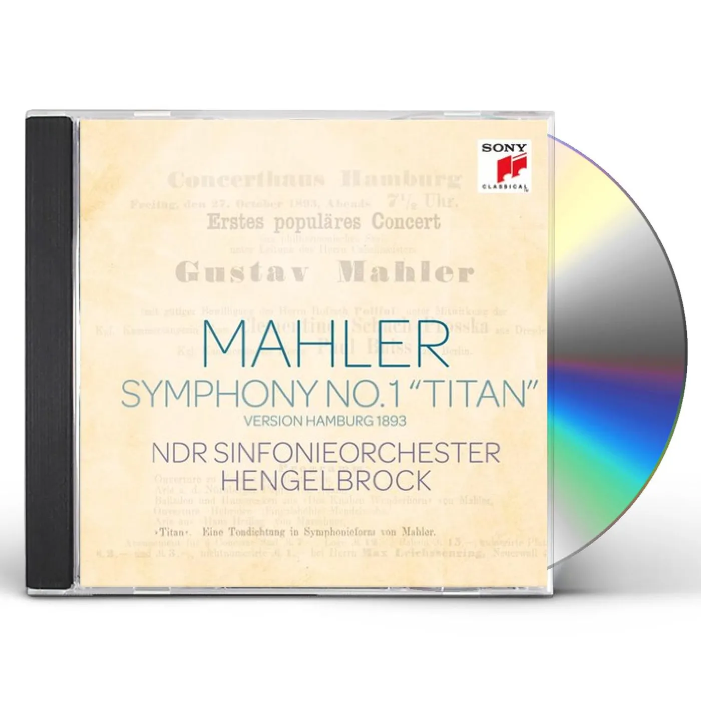 Thomas Hengelbrock MAHLER: SYMPHONY NO. 1 (1893 VERSION CD