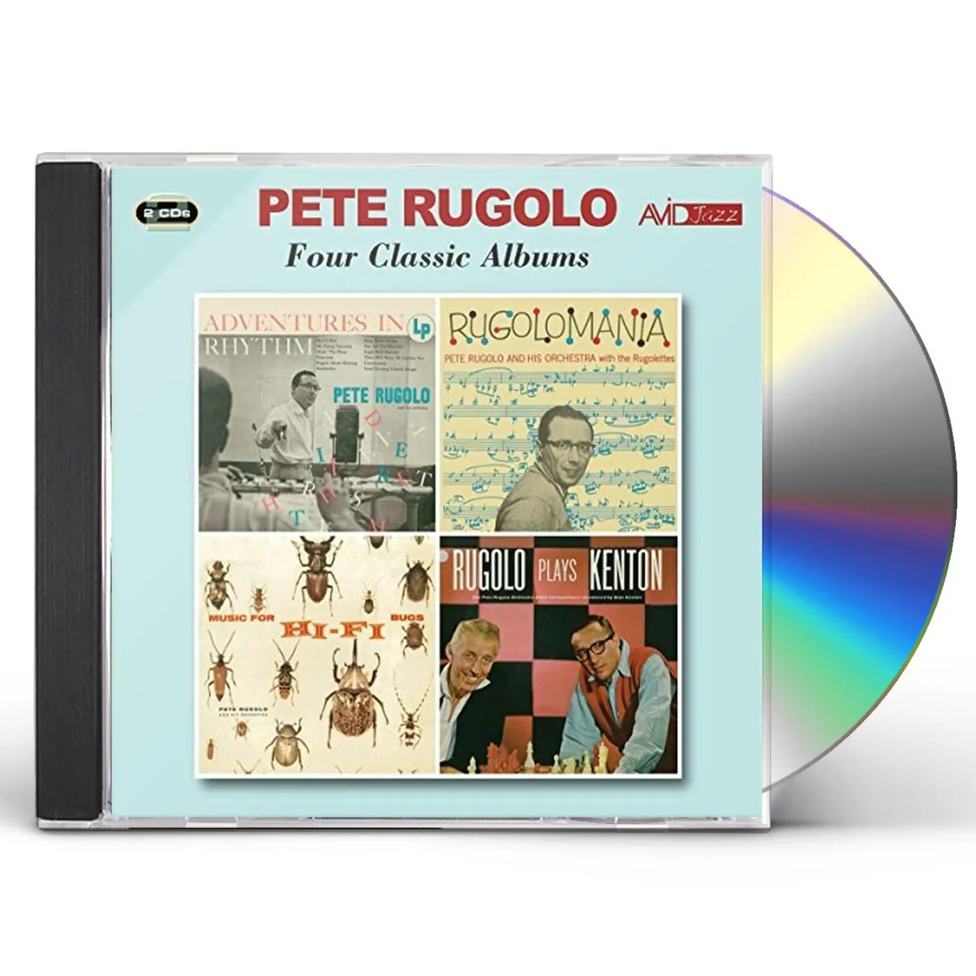Pete Rugolo 4 LPS - ADVENTURES IN RHYTHM / RUGOLOMANIA CD