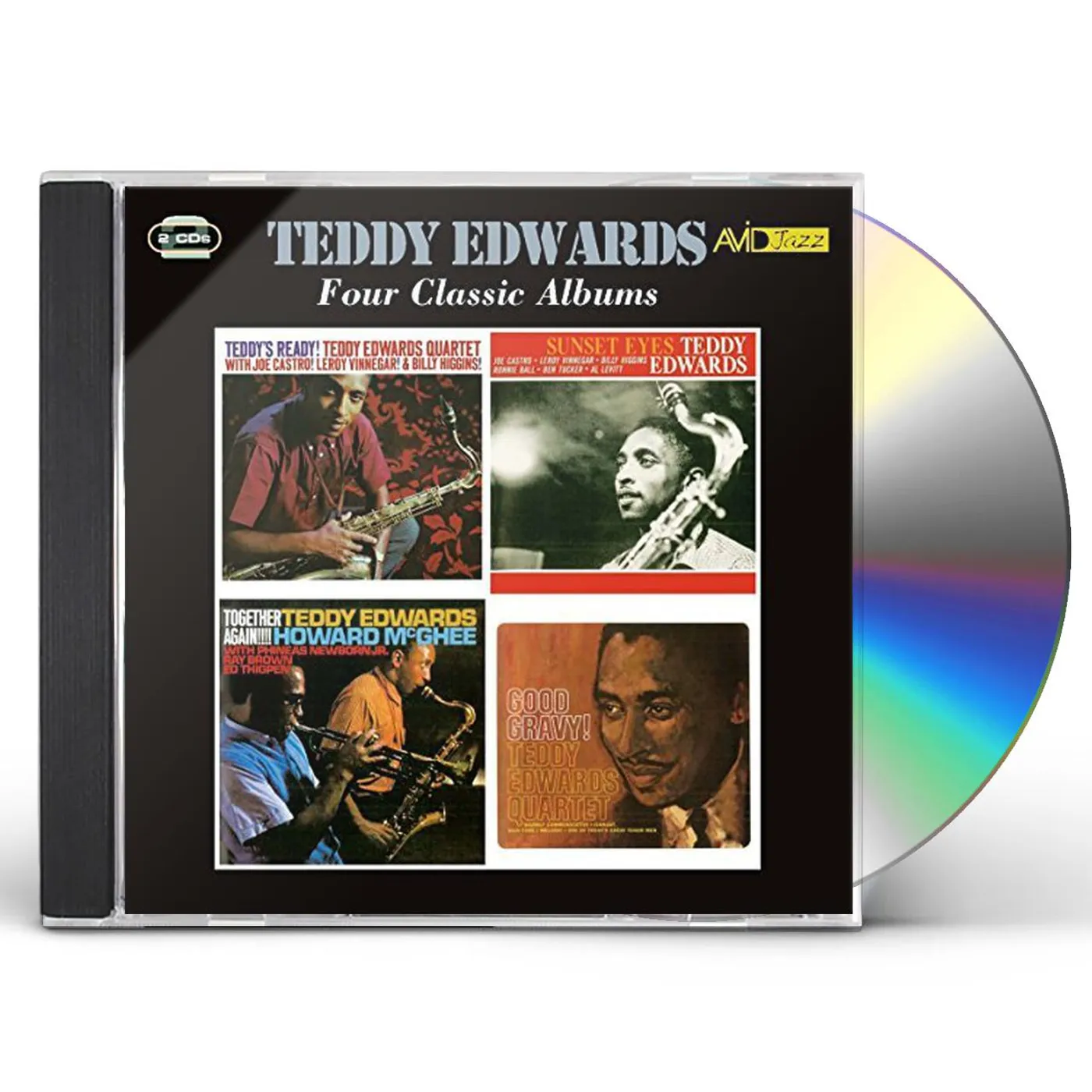 Teddy Edwards 4 LPS - TEDDY'S READY / SUNSET EYES / TOGETHER CD