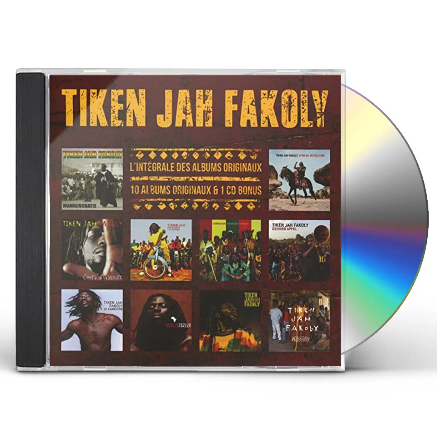 Tiken Jah Fakoly L'INTEGRALE DES ALBUMS ORIGINAUX CD