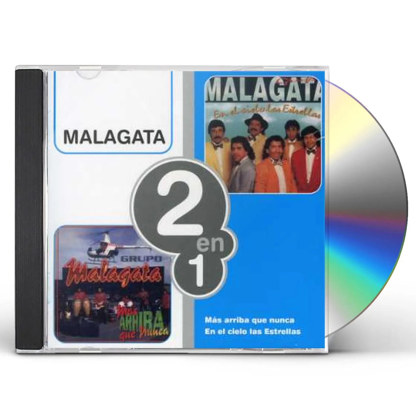 Malagata DOS EN UNO: EN EL CIELO LAS ESTRELLAS & MAS ARRIBA CD