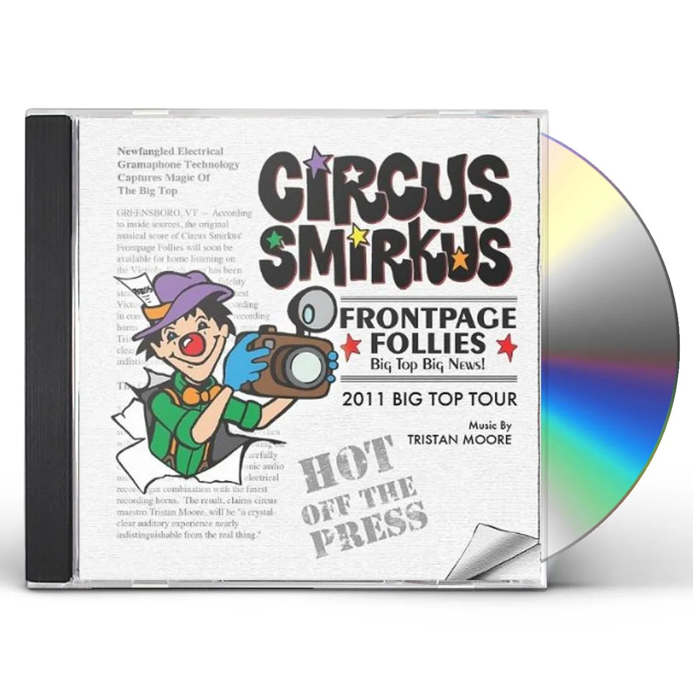 Tristan Moore CIRCUS SMIRKUS: FRONTPAGE FOLLIES CD