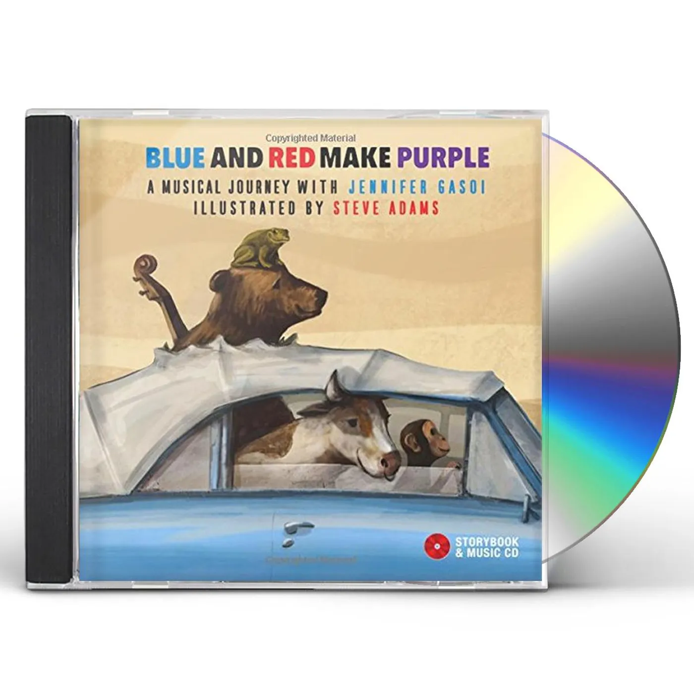 Jennifer Gasoi BLUE & RED MAKE PURPLE CD