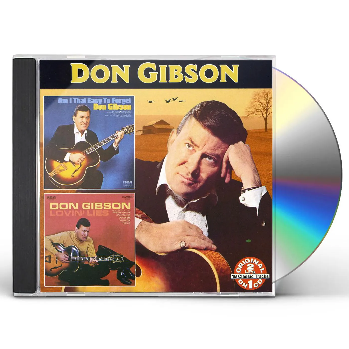 Don Gibson AM I THAT EASY TO FORGET: LOVIN LIES CD